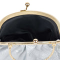 Silver Frame Clutch women